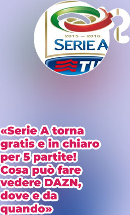 Calcio gratis serie a